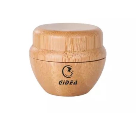 Bamboo cosmetic jars